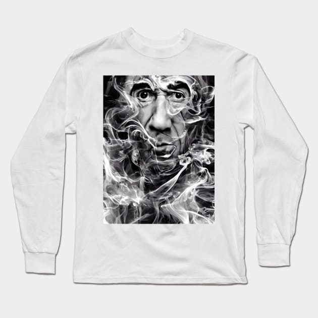 Smokey Long Sleeve T-Shirt by BryanWhipple